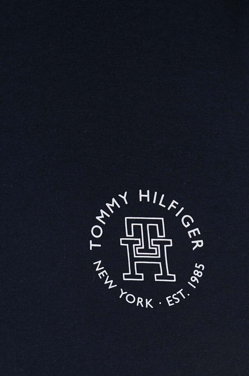 Tommy Hilfiger Bombažna kratka majica mornarsko modra barva - Pepit.si