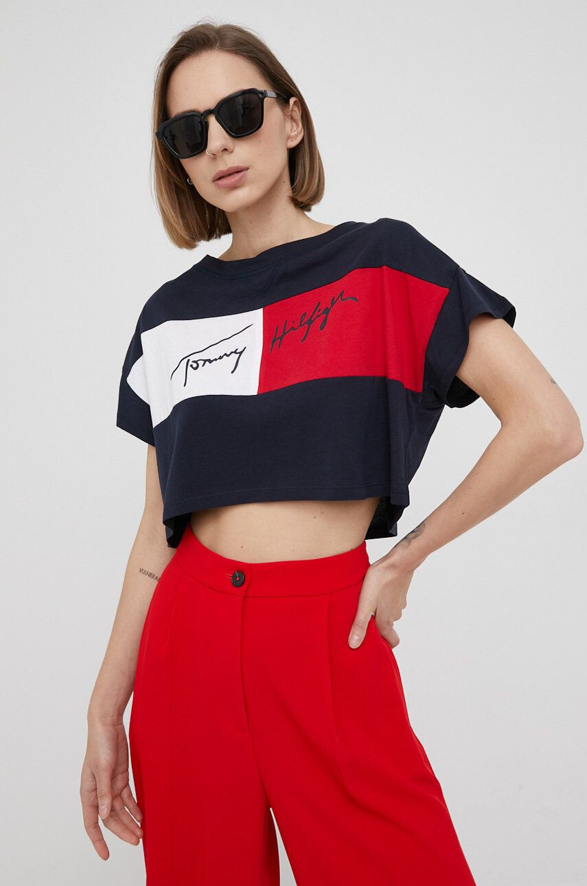 Tommy Hilfiger bombažna majica - Pepit.si