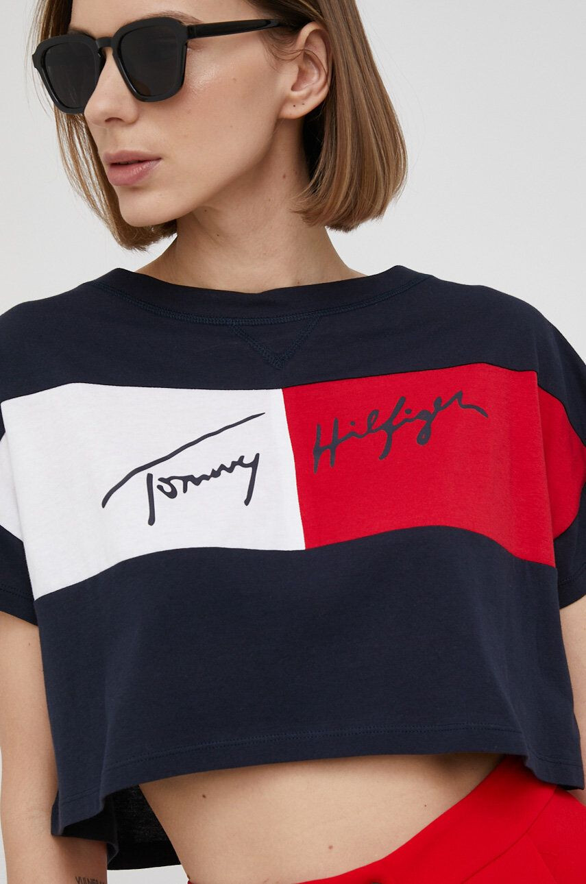 Tommy Hilfiger bombažna majica - Pepit.si