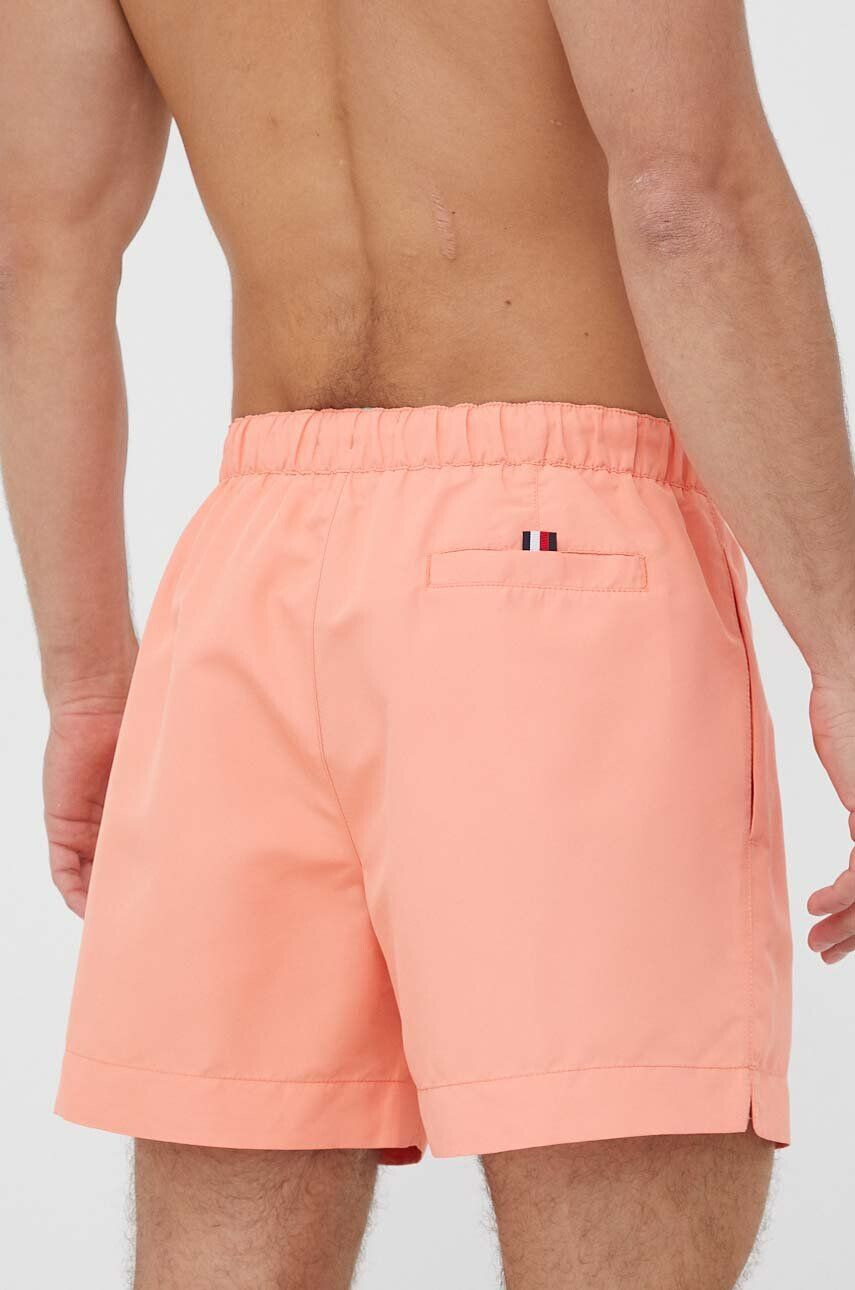 Tommy Hilfiger Kopalne kratke hlače oranžna barva - Pepit.si