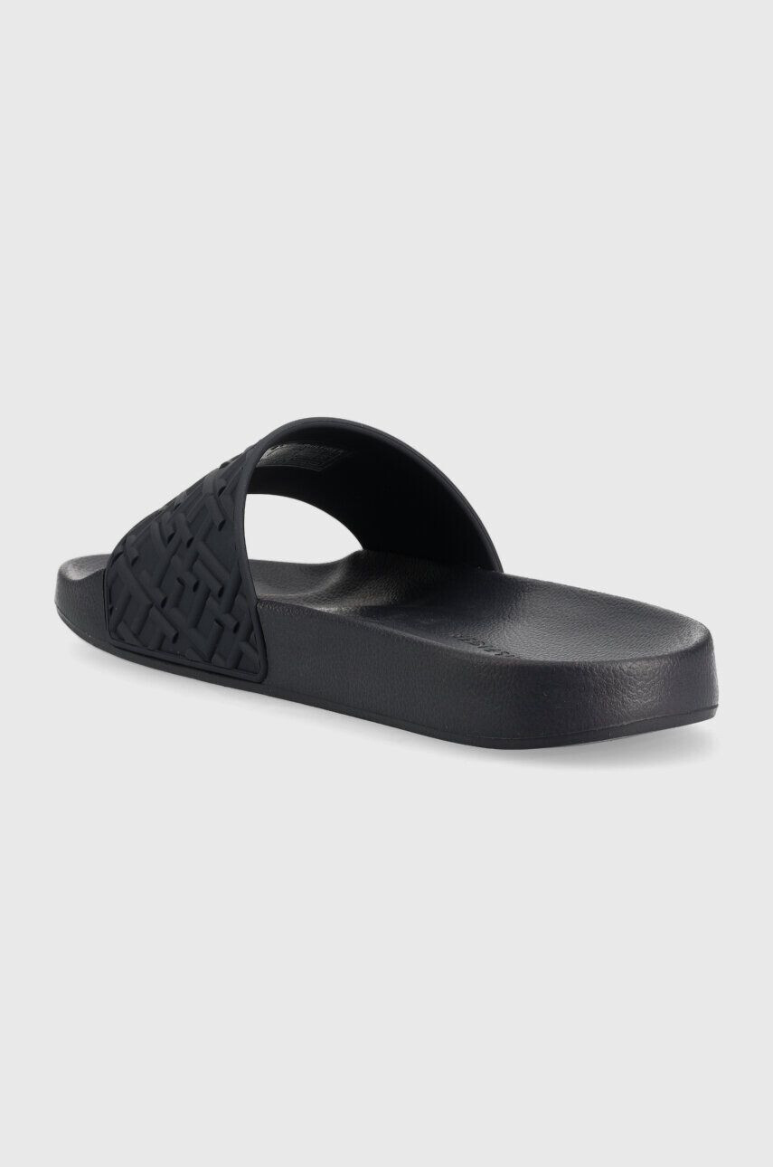 Tommy Hilfiger Natikači RUBBER TH MONOGRAM POOL SLIDE moški mornarsko modra barva FM0FM04464 - Pepit.si