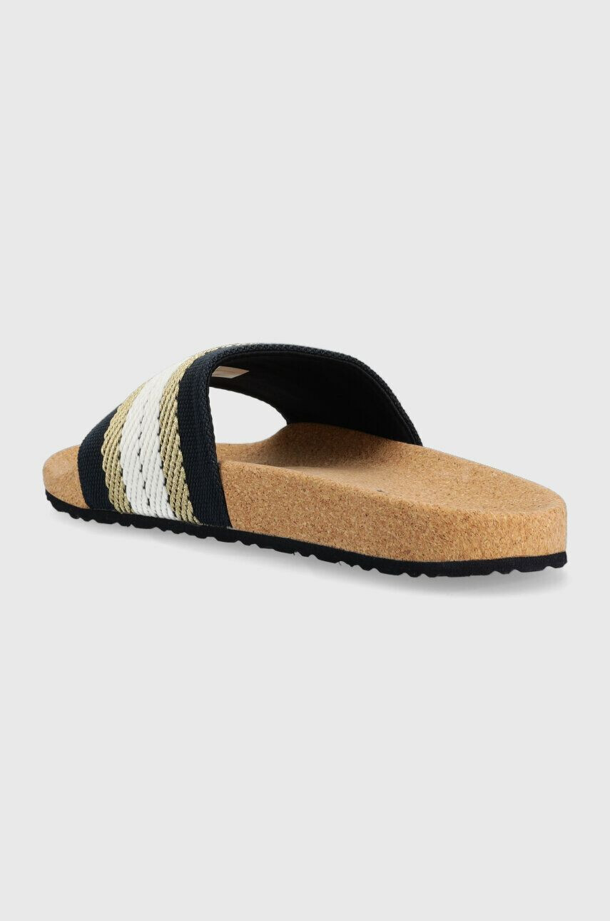 Tommy Hilfiger Natikači TOMMY FRESH WEBBING SLIDE ženski mornarsko modra barva FW0FW06983 - Pepit.si