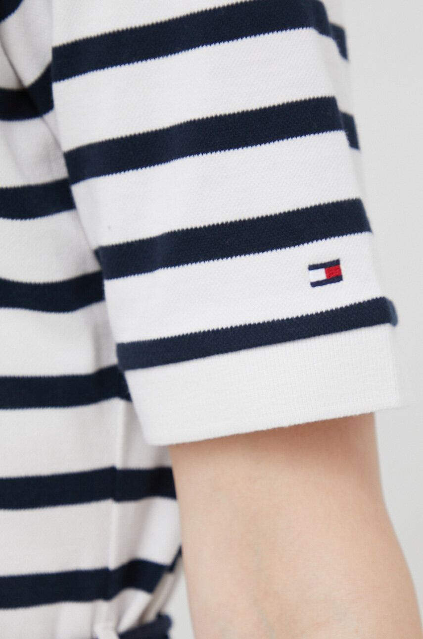 Tommy Hilfiger Obleka bela barva - Pepit.si