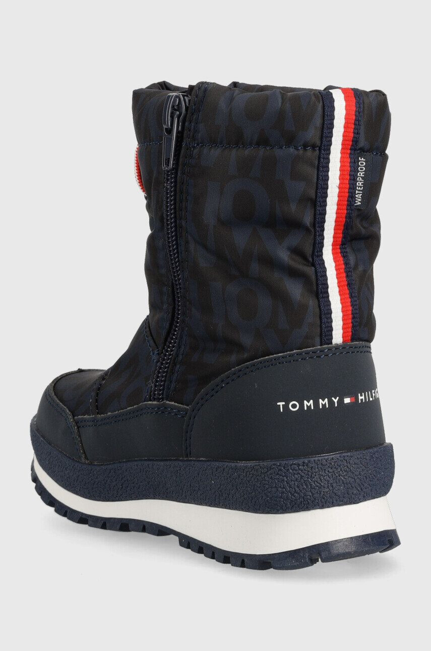 Tommy Hilfiger Otroške snežke mornarsko modra barva - Pepit.si