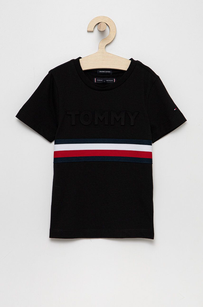 Tommy Hilfiger Otroški bombažen t-shirt - Pepit.si