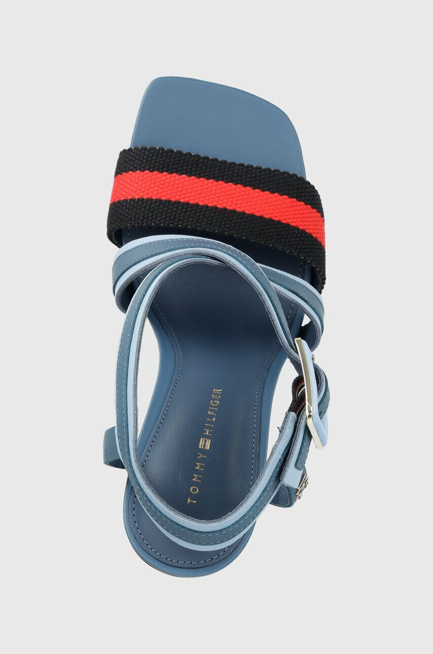 Tommy Hilfiger Sandali HARDWARE BLOCK HIGH HEEL COMBO - Pepit.si