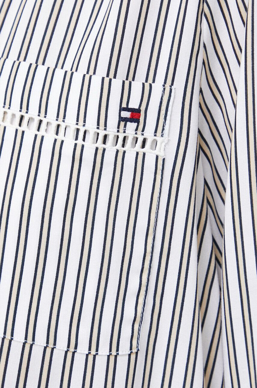 Tommy Hilfiger Spalna srajca ženska bež barva - Pepit.si