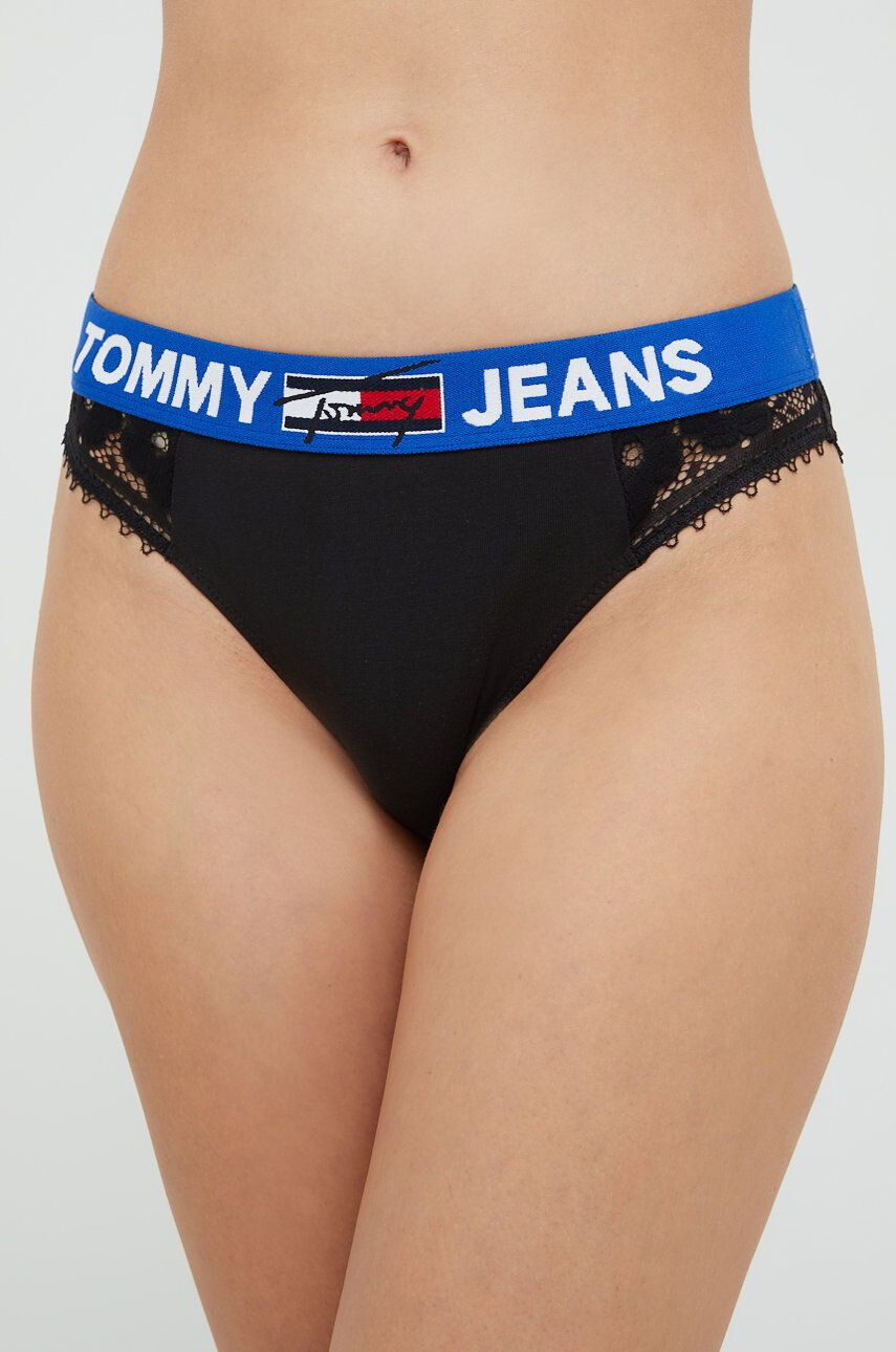 Tommy Hilfiger Spodnjice črna barva - Pepit.si