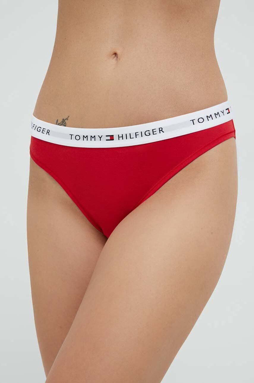 Tommy Hilfiger Spodnjice rdeča barva - Pepit.si