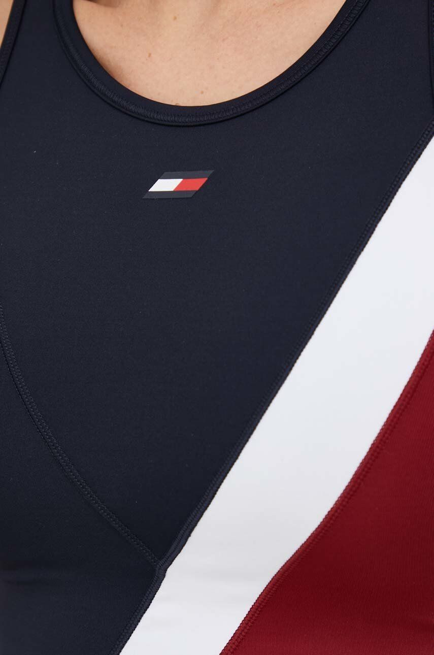 Tommy Hilfiger Športni modrček mornarsko modra barva - Pepit.si