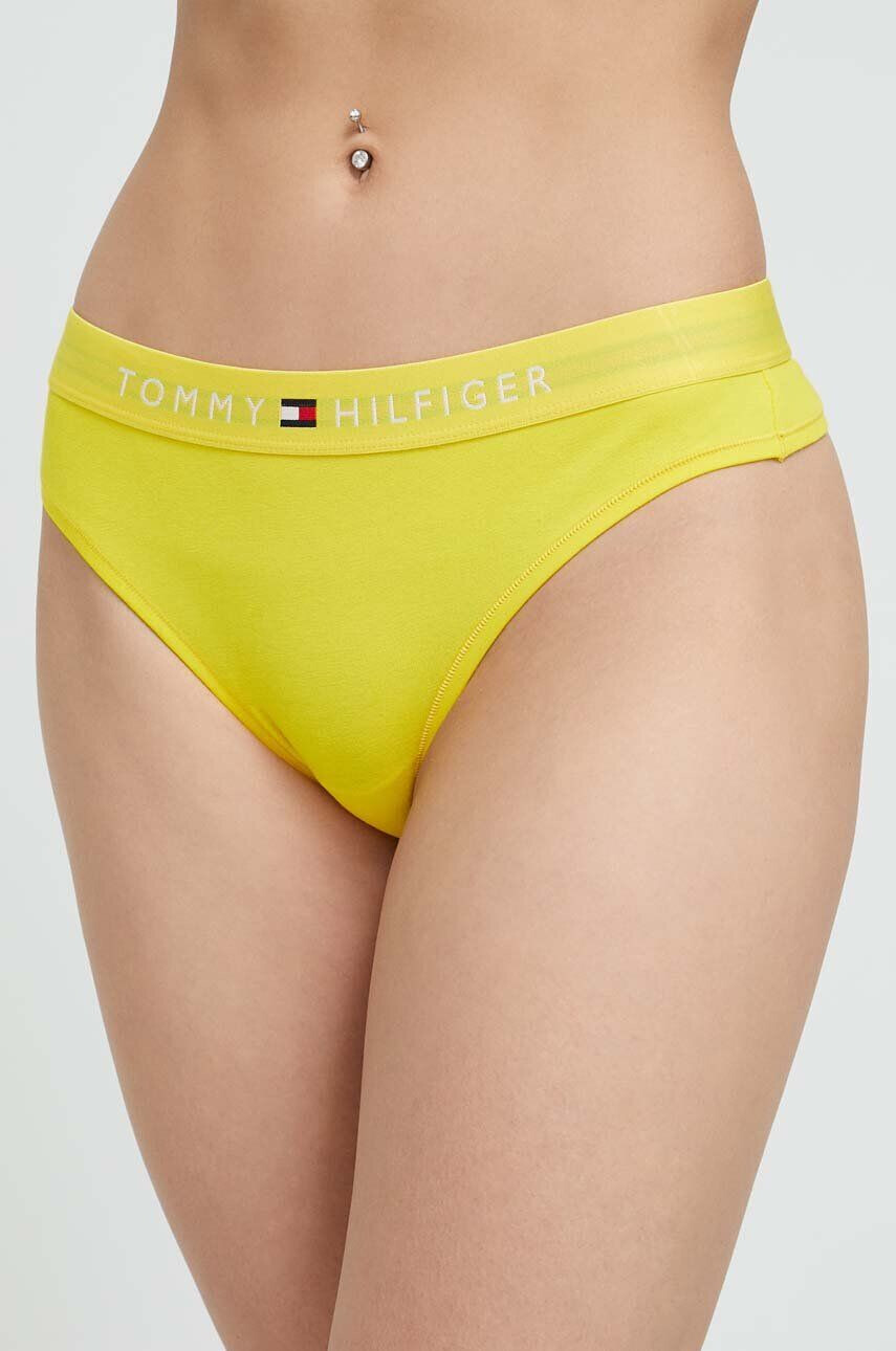 Tommy Hilfiger Tangice rumena barva - Pepit.si