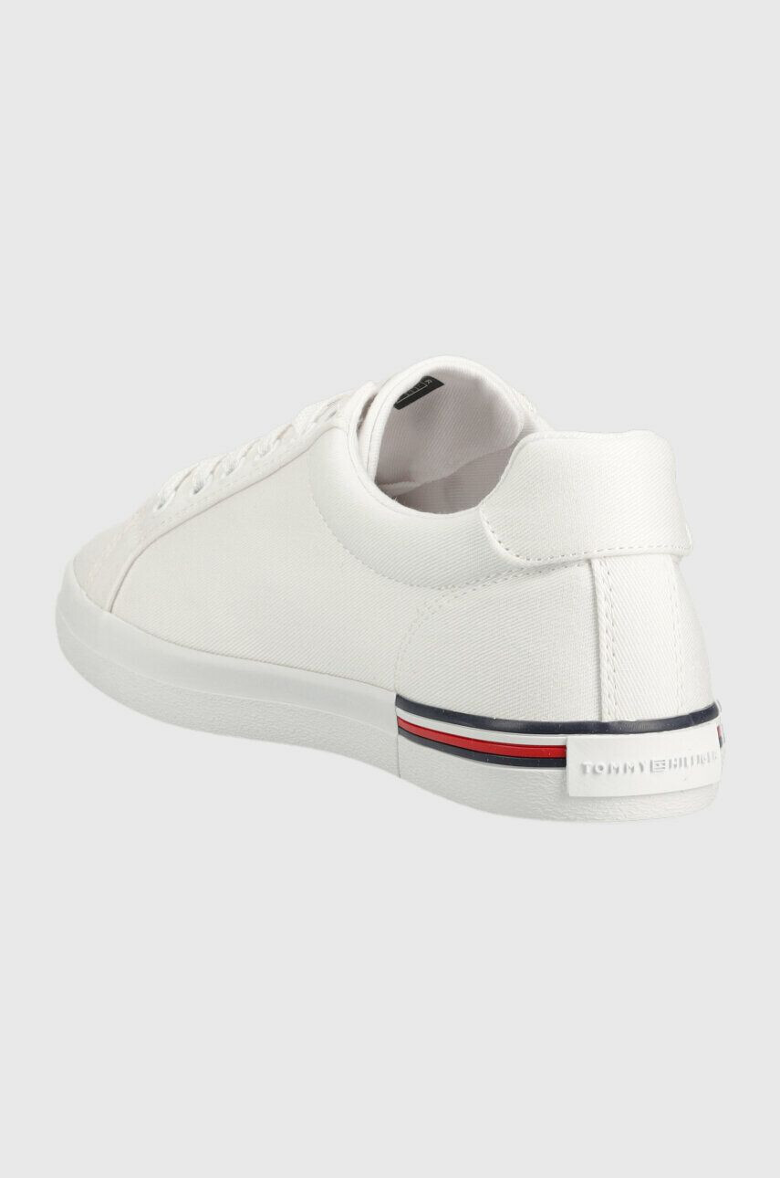 Tommy Hilfiger Teniske ESSENTIAL STRIPES SNEAKER ženske bela barva FW0FW06954 - Pepit.si