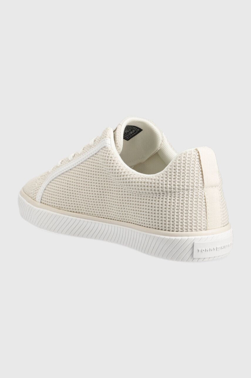 Tommy Hilfiger Teniske ESSENTIAL VULC MESH ženske bež barva FW0FW07299 - Pepit.si