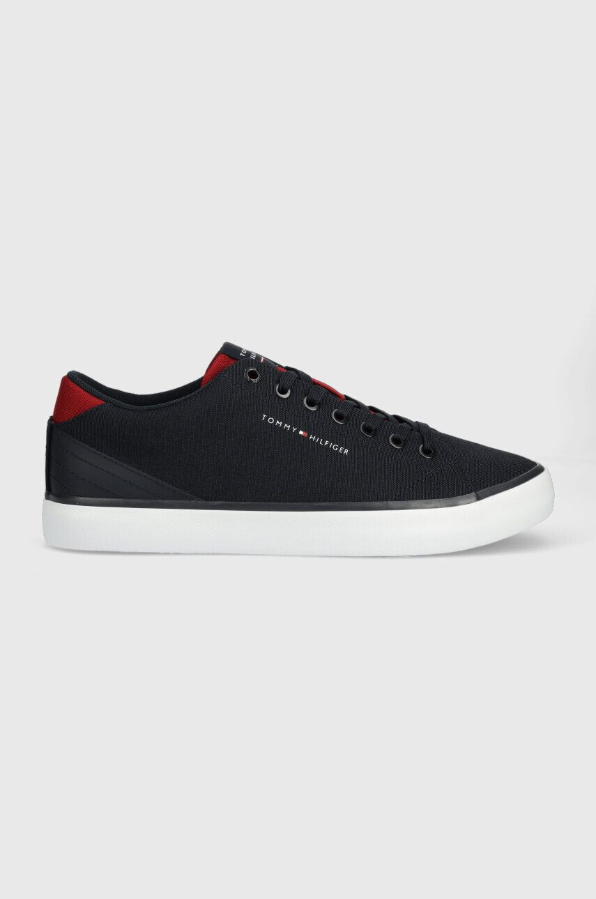 Tommy Hilfiger Teniske TH HI VULC CORE LOW moške bela barva FM0FM04685 - Pepit.si