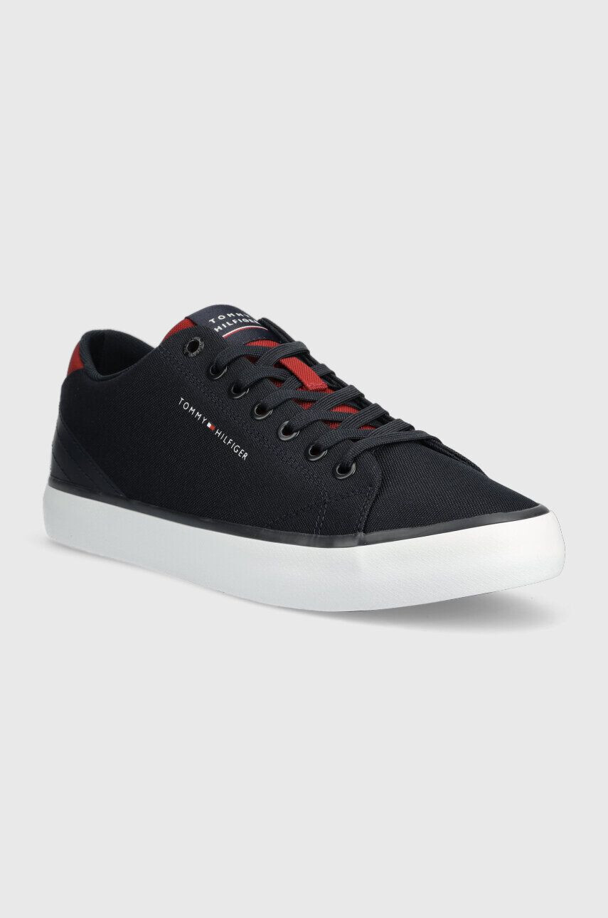 Tommy Hilfiger Teniske TH HI VULC CORE LOW moške bela barva FM0FM04685 - Pepit.si