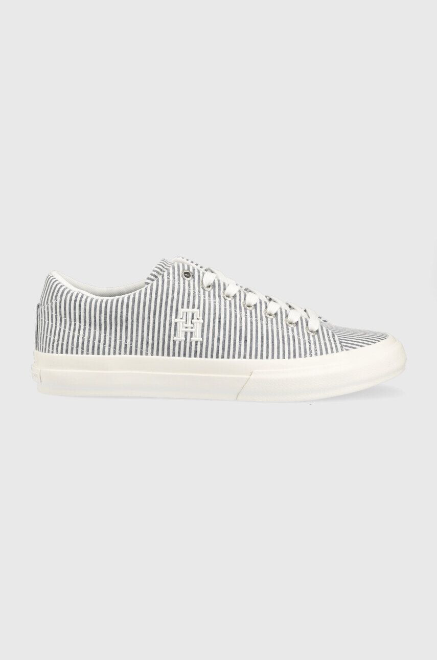 Tommy Hilfiger Teniske TH HI VULC STREET LOW SEERSUCKER FM0FM04540 - Pepit.si