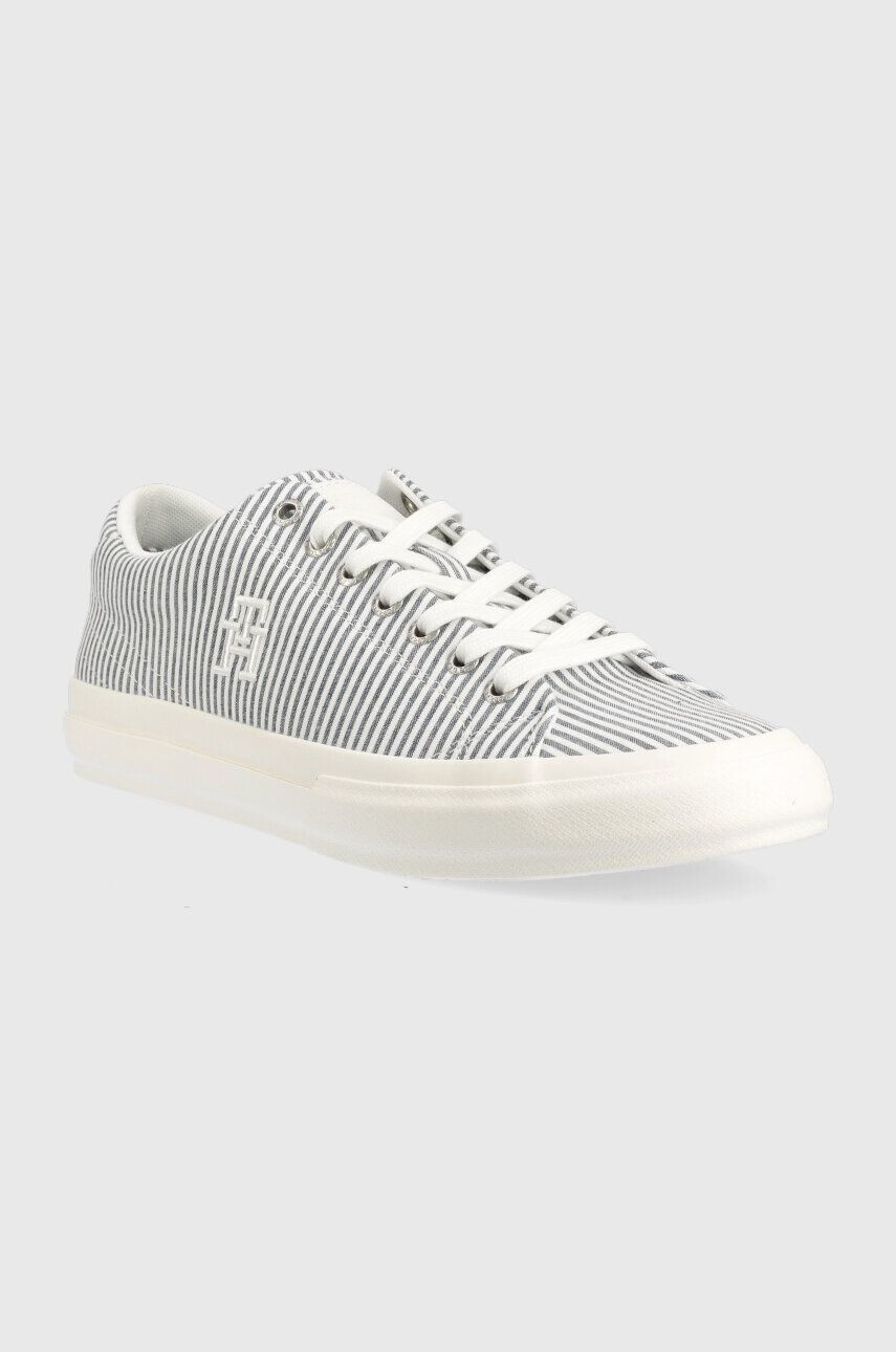 Tommy Hilfiger Teniske TH HI VULC STREET LOW SEERSUCKER FM0FM04540 - Pepit.si