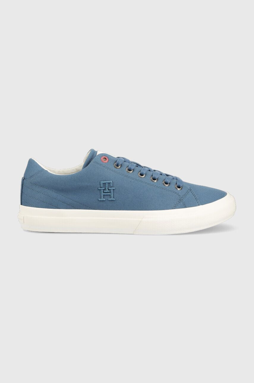 Tommy Hilfiger Teniske TH HI VULC STREET LOW VEG DYES moške FM0FM04422 - Pepit.si