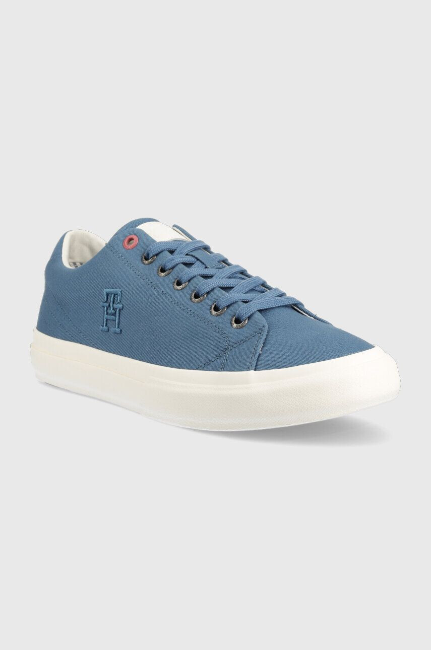 Tommy Hilfiger Teniske TH HI VULC STREET LOW VEG DYES moške FM0FM04422 - Pepit.si