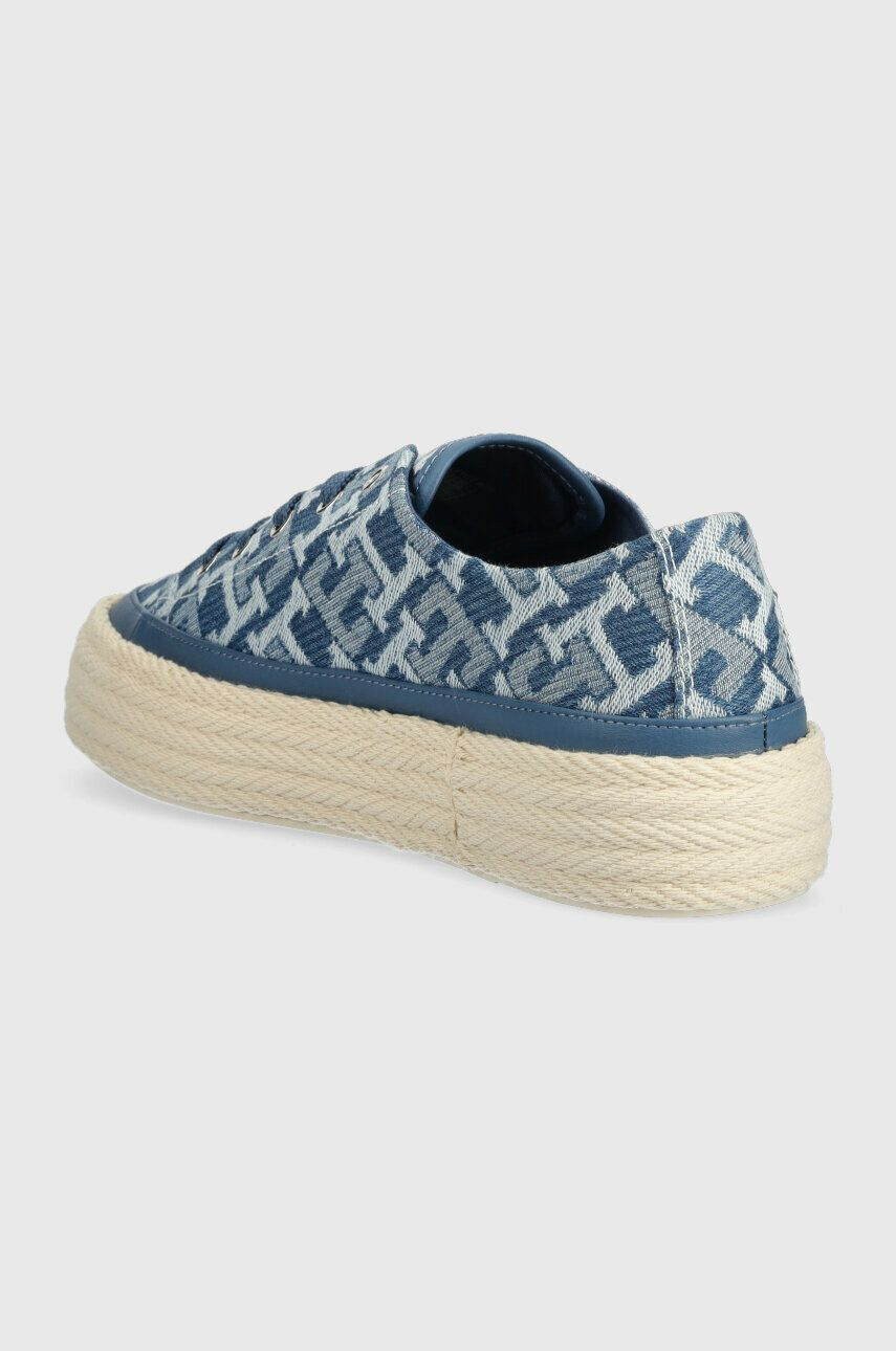 Tommy Hilfiger Teniske VULC ROPE MONOGRAM DENIM ženske FW0FW07112 - Pepit.si