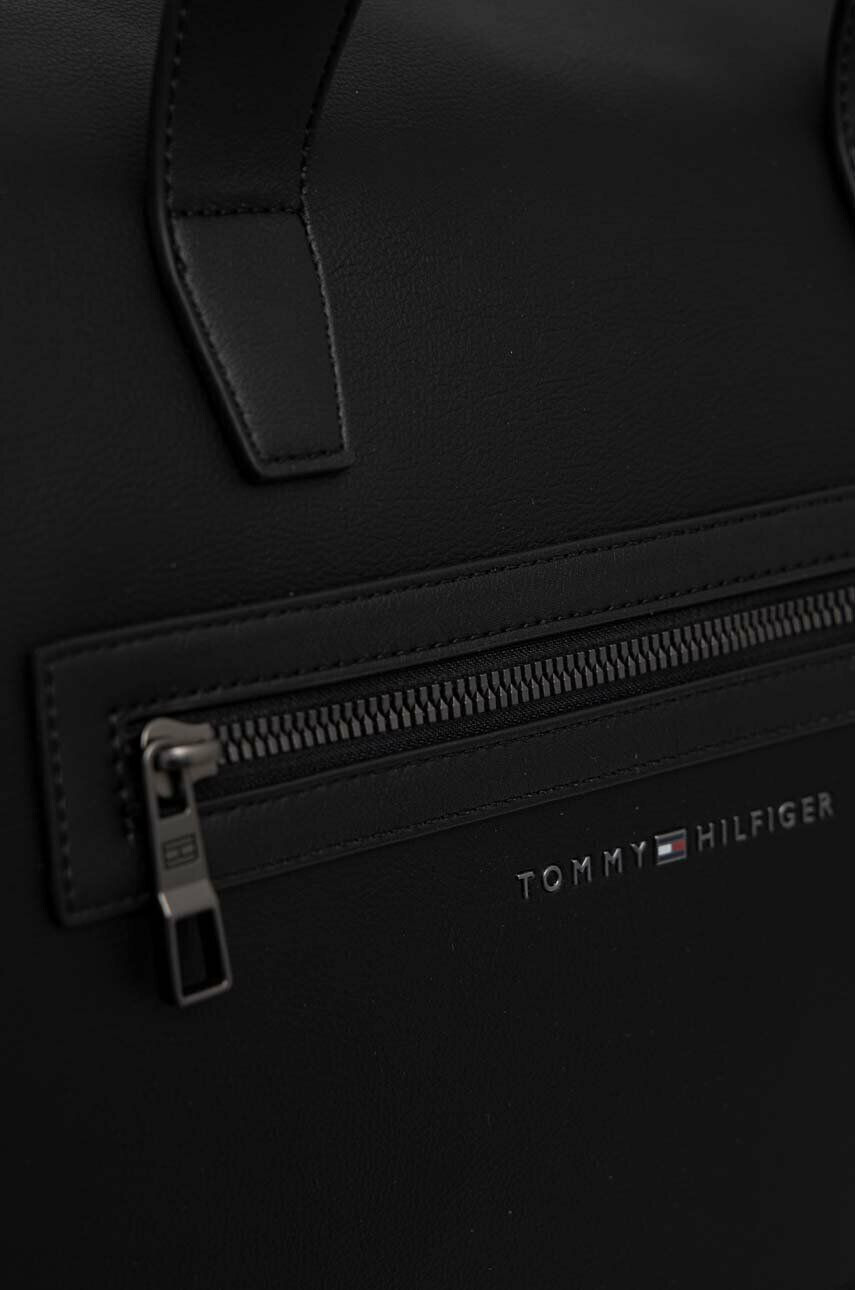 Tommy Hilfiger Torba črna barva - Pepit.si