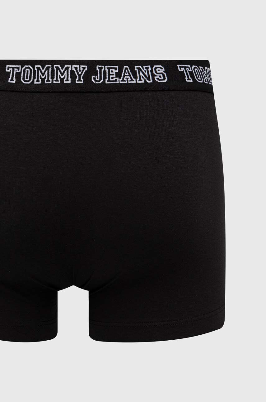 Tommy Jeans Boksarice 3-pack moški črna barva - Pepit.si