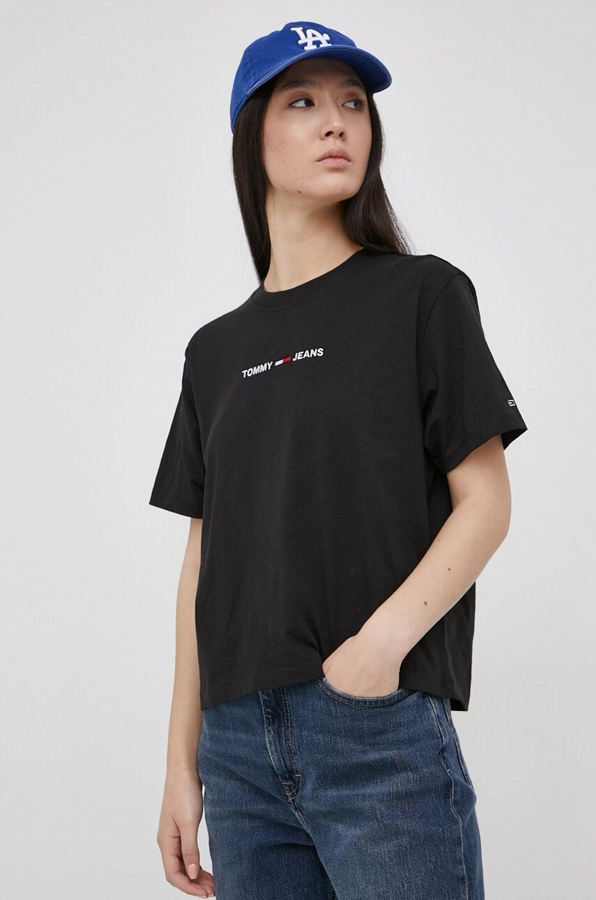 Tommy Jeans Bombažen t-shirt - Pepit.si