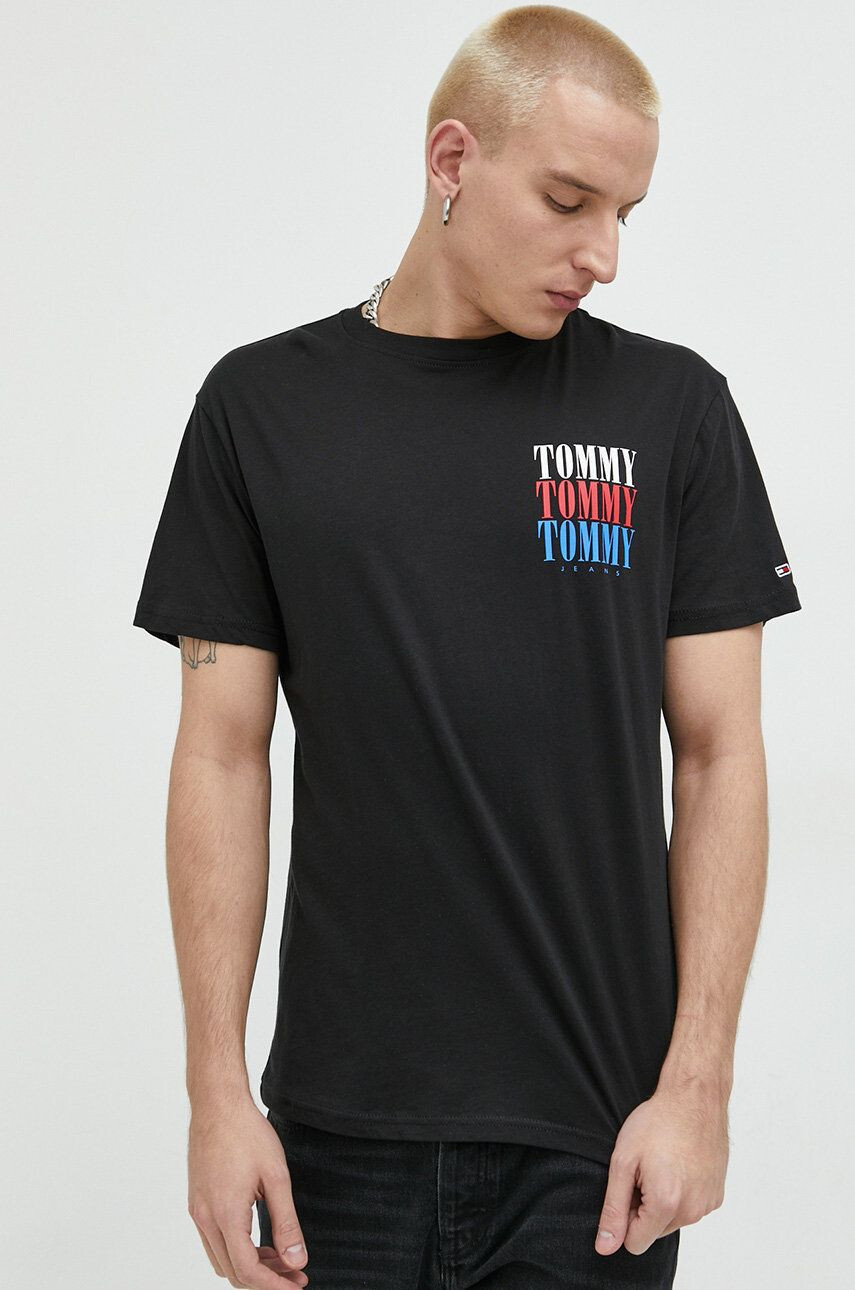 Tommy Jeans Bombažna kratka majica - Pepit.si