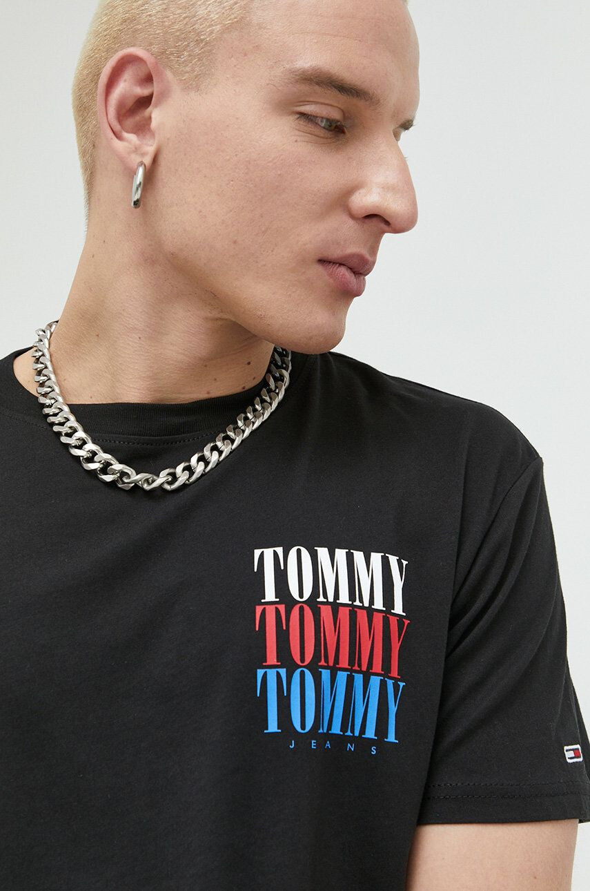 Tommy Jeans Bombažna kratka majica - Pepit.si