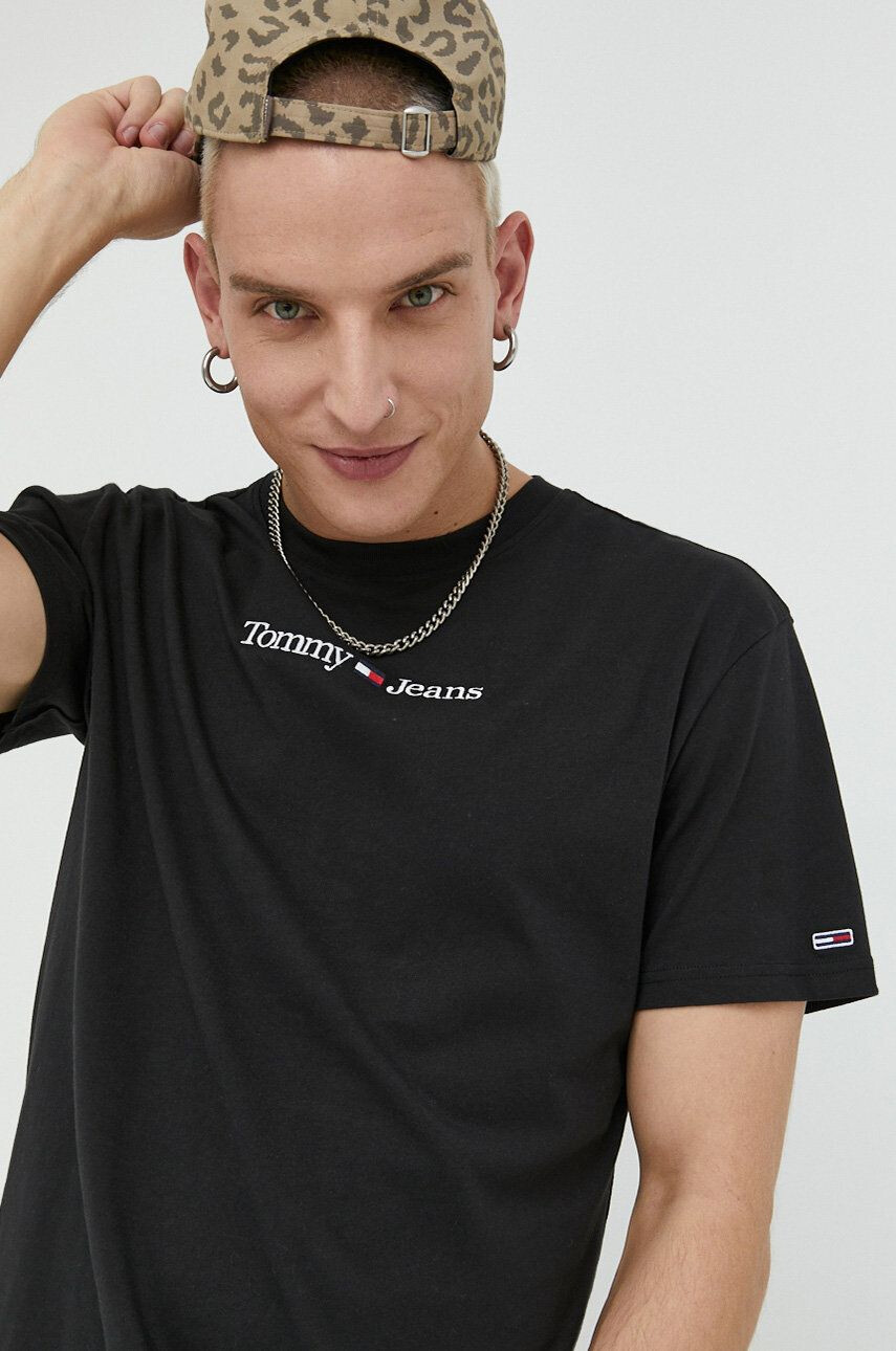 Tommy Jeans Bombažna kratka majica - Pepit.si