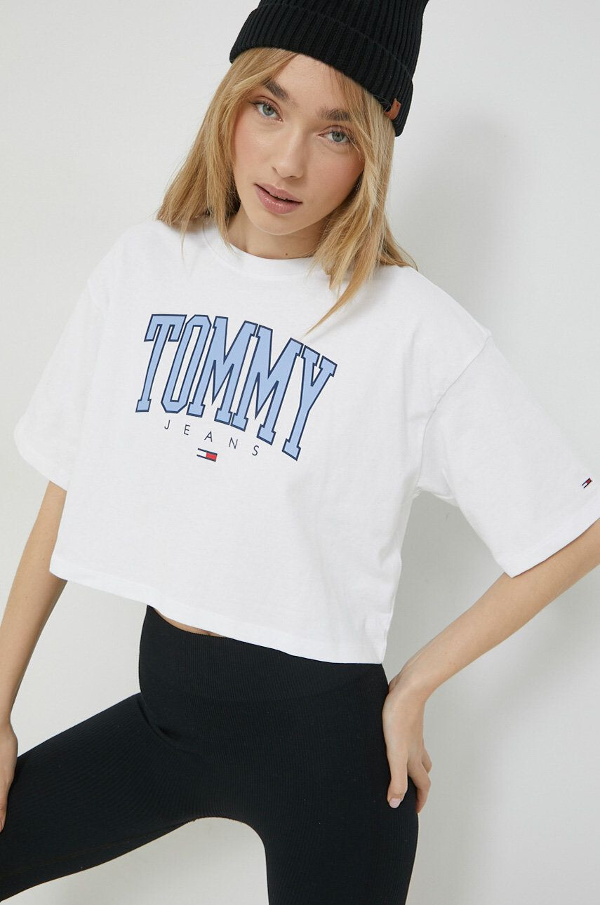 Tommy Jeans Bombažna kratka majica - Pepit.si