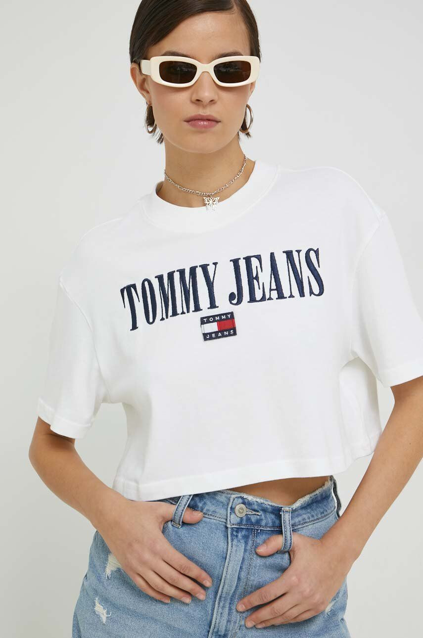 Tommy Jeans Bombažna kratka majica - Pepit.si