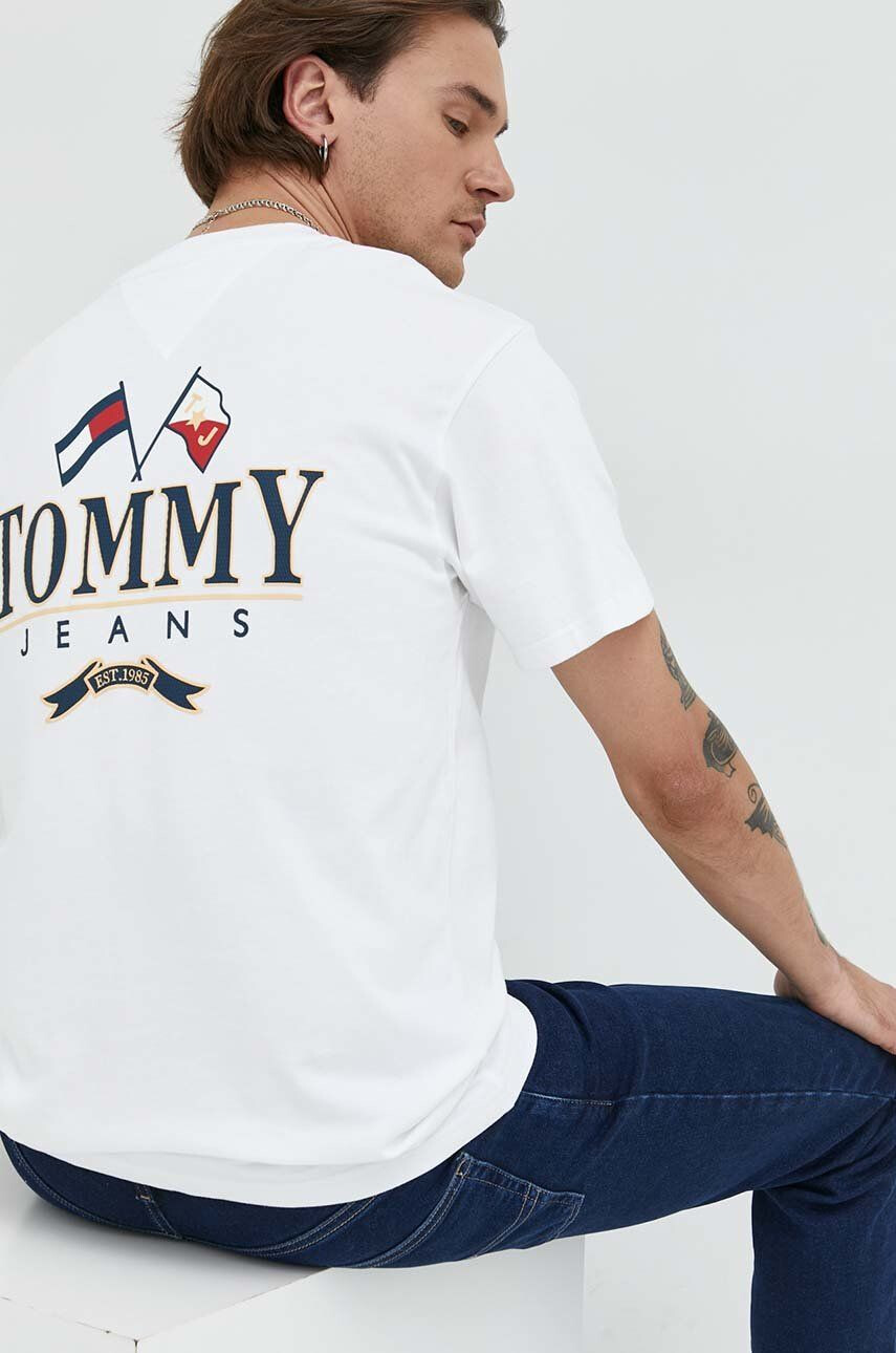 Tommy Jeans Bombažna kratka majica - Pepit.si