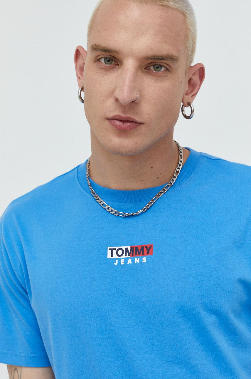 Tommy Jeans Bombažna kratka majica - Pepit.si