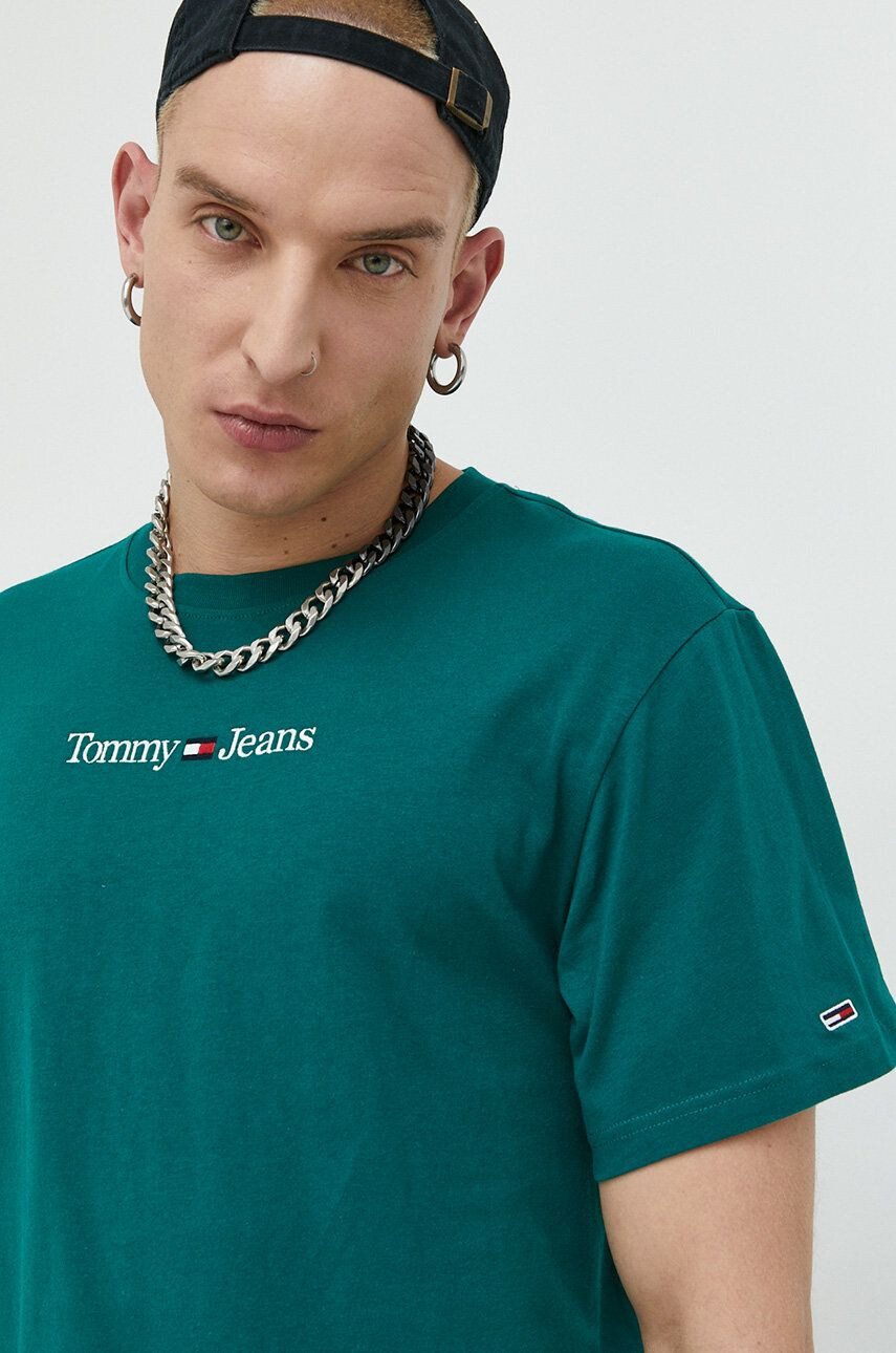 Tommy Jeans Bombažna kratka majica - Pepit.si