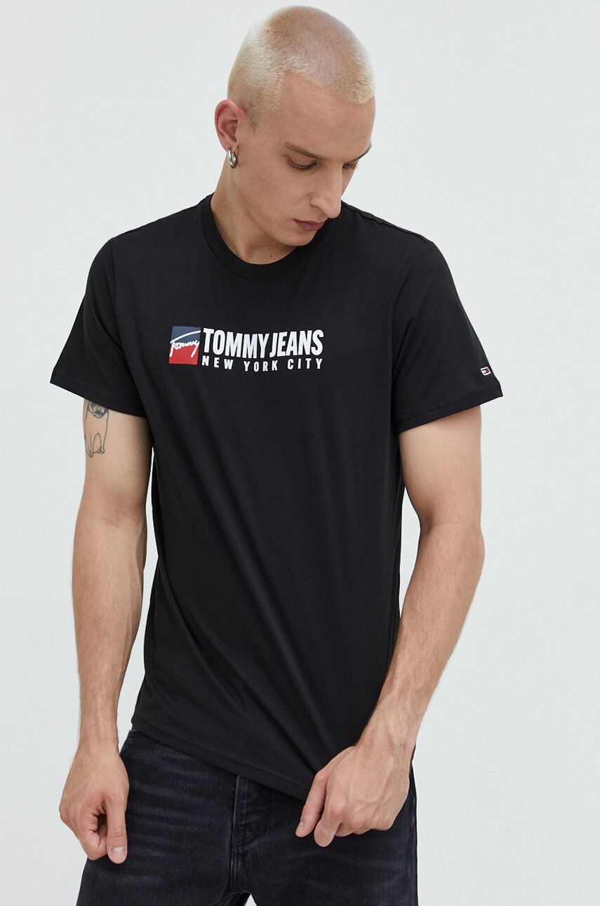 Tommy Jeans Bombažna kratka majica - Pepit.si