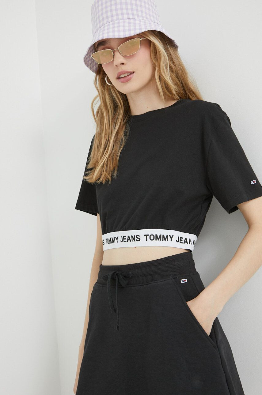 Tommy Jeans Bombažna kratka majica - Pepit.si