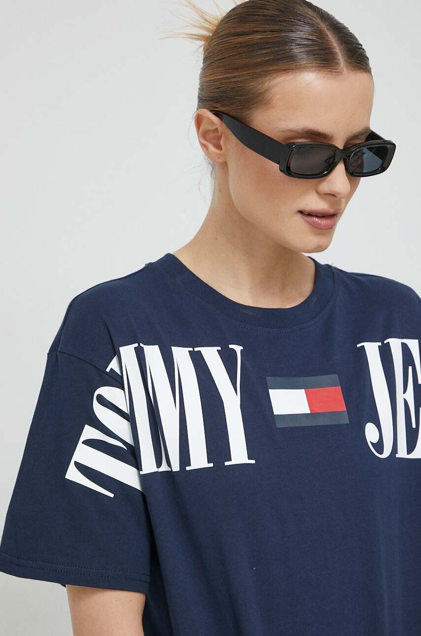 Tommy Jeans Bombažna kratka majica - Pepit.si