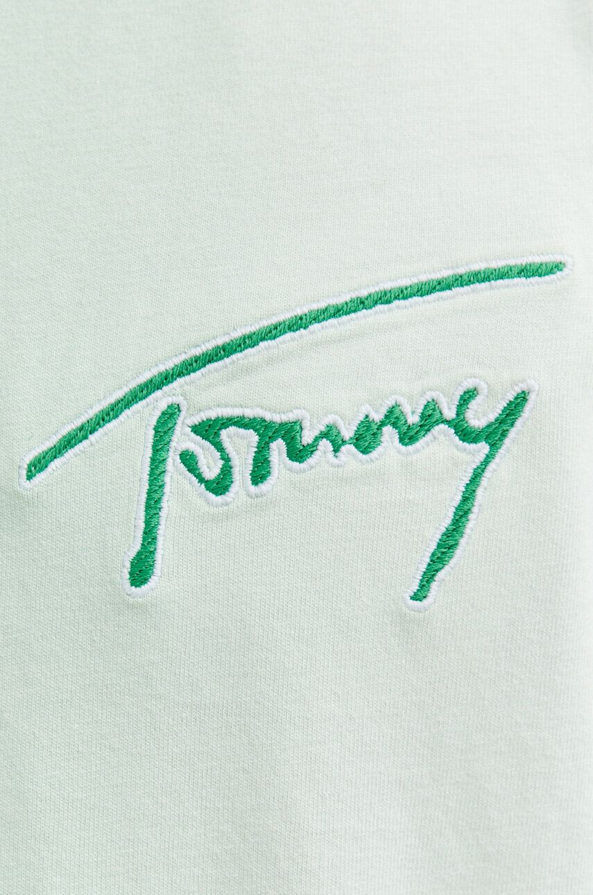 Tommy Jeans Bombažna kratka majica mornarsko modra barva - Pepit.si