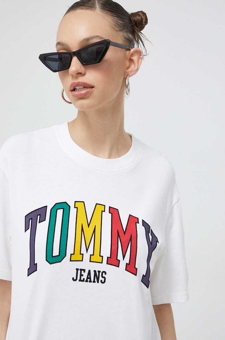 Tommy Jeans Bombažna kratka majica - Pepit.si