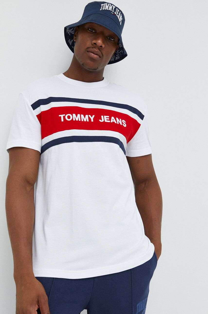 Tommy Jeans Bombažna kratka majica - Pepit.si