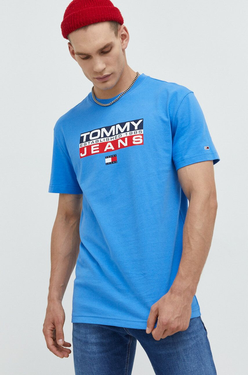 Tommy Jeans Bombažna kratka majica - Pepit.si