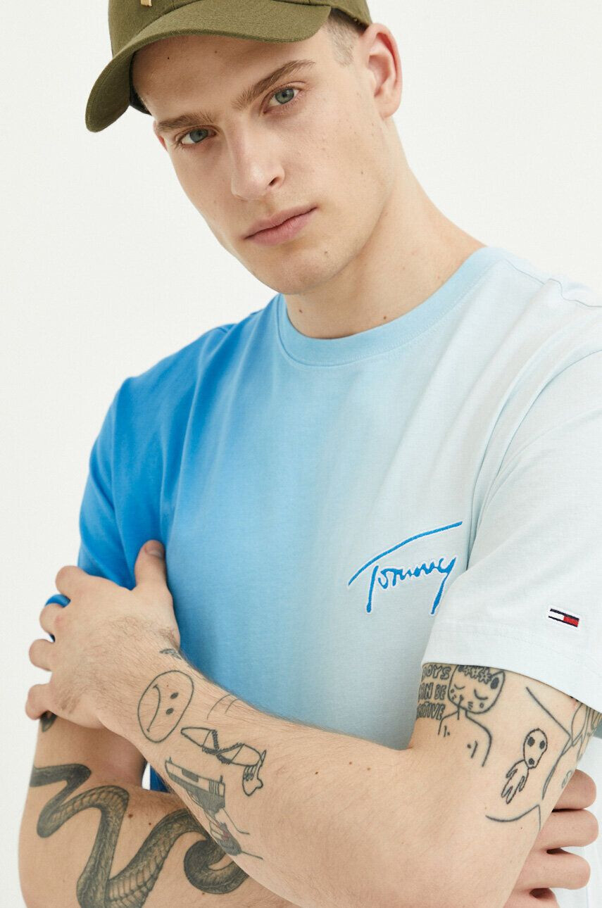 Tommy Jeans Bombažna kratka majica - Pepit.si