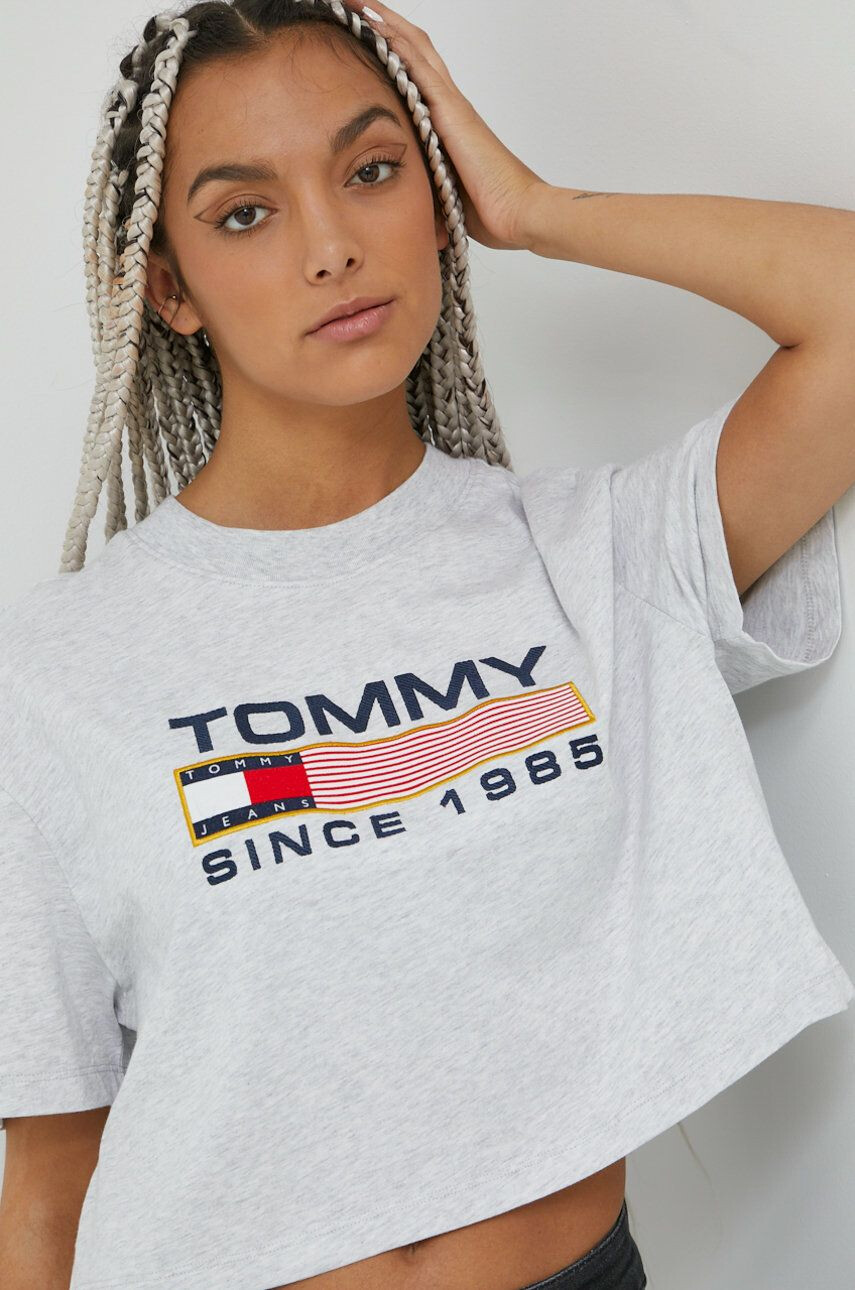 Tommy Jeans Bombažna kratka majica - Pepit.si