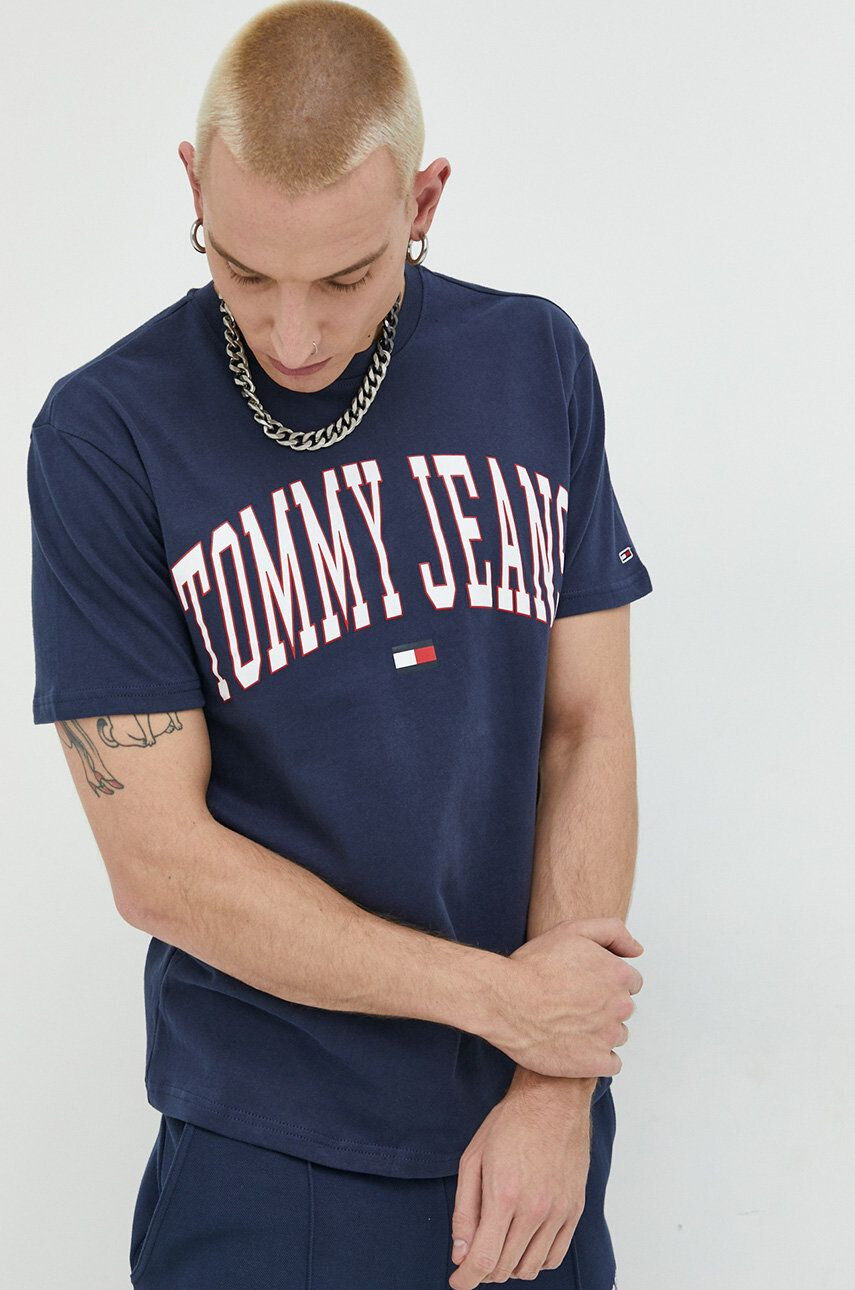 Tommy Jeans Bombažna kratka majica - Pepit.si