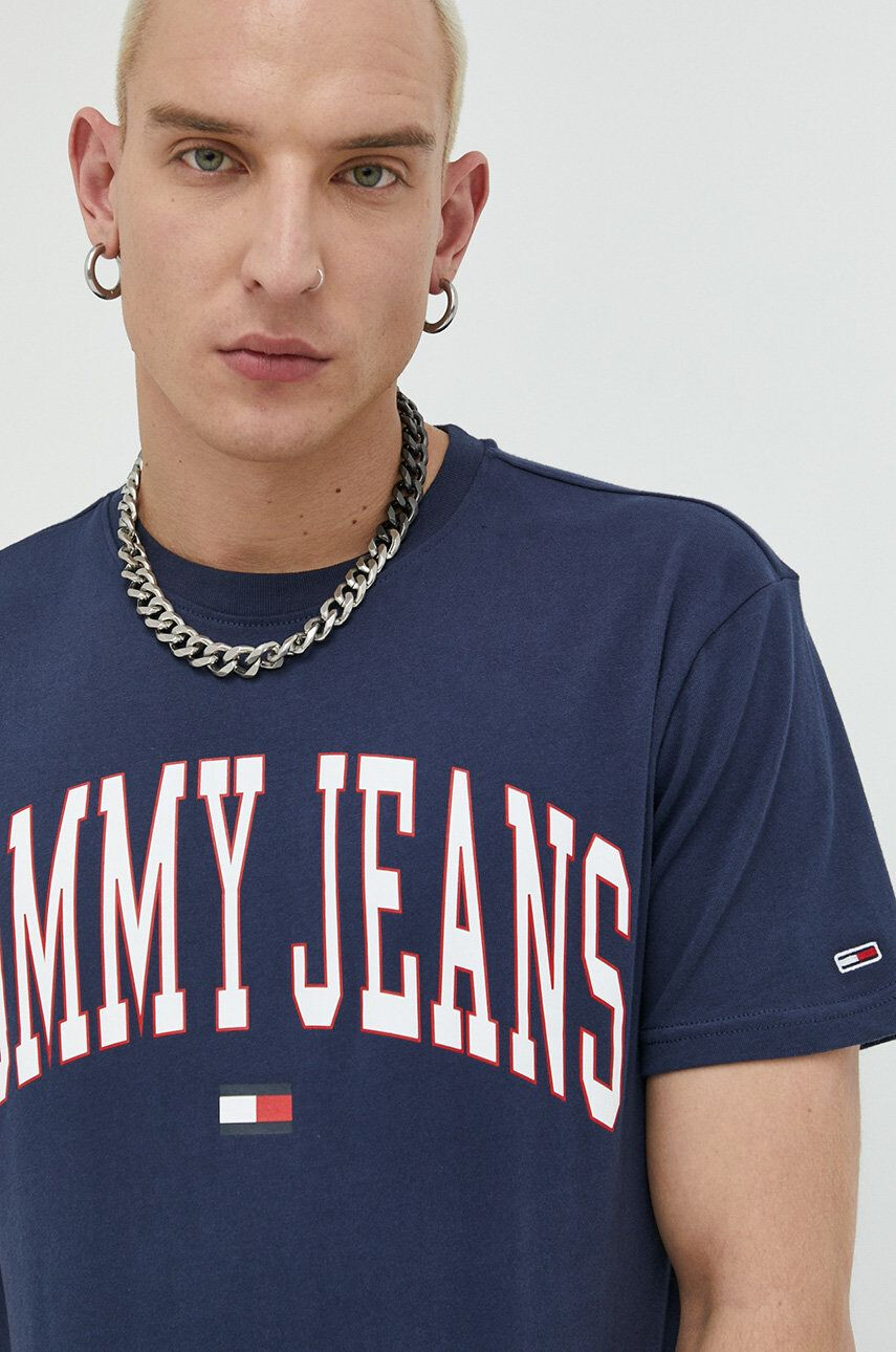 Tommy Jeans Bombažna kratka majica - Pepit.si