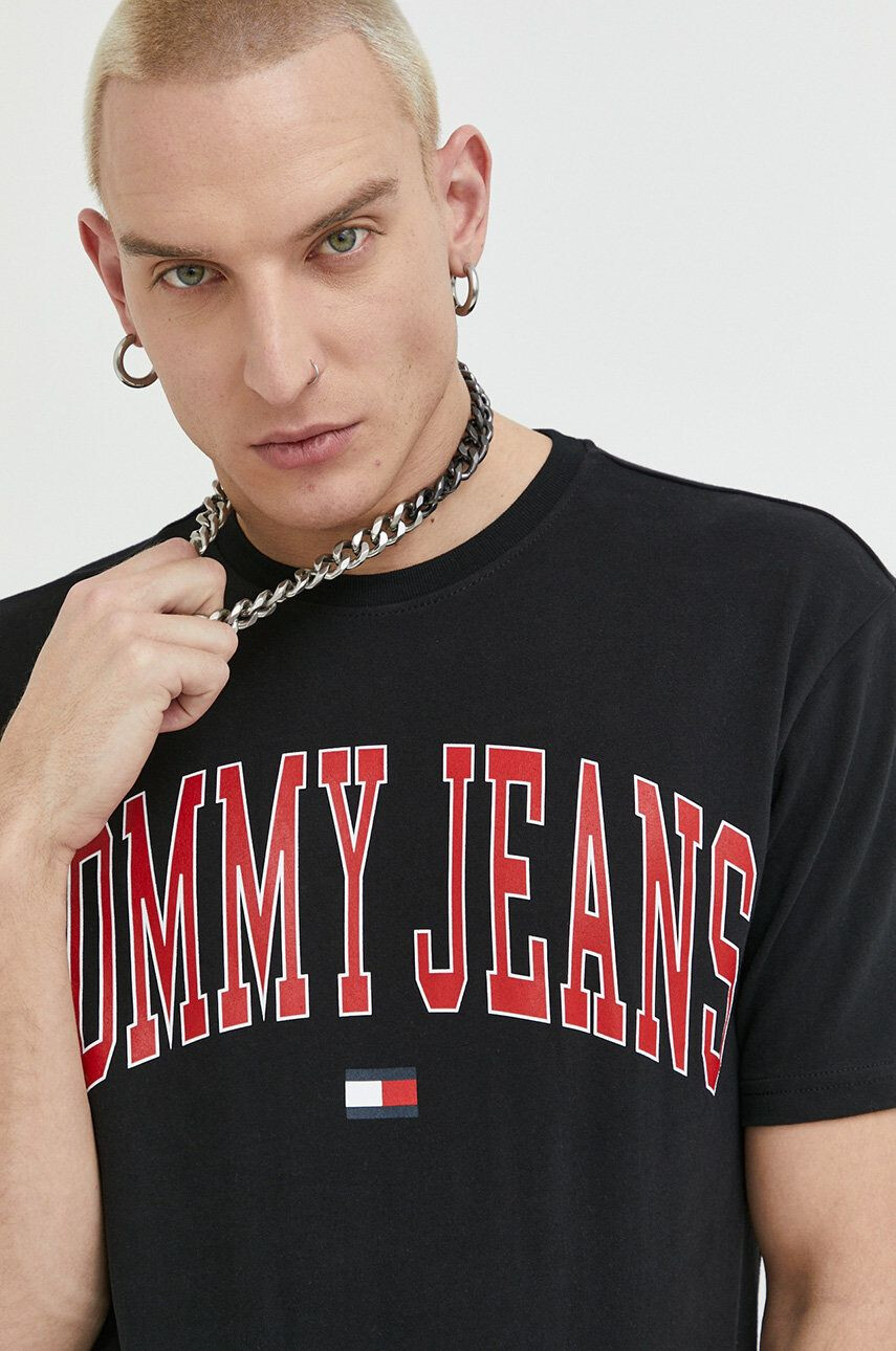 Tommy Jeans Bombažna kratka majica - Pepit.si