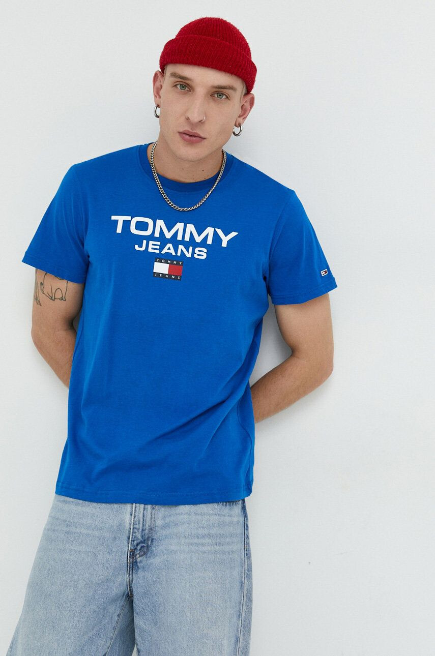 Tommy Jeans Bombažna kratka majica - Pepit.si