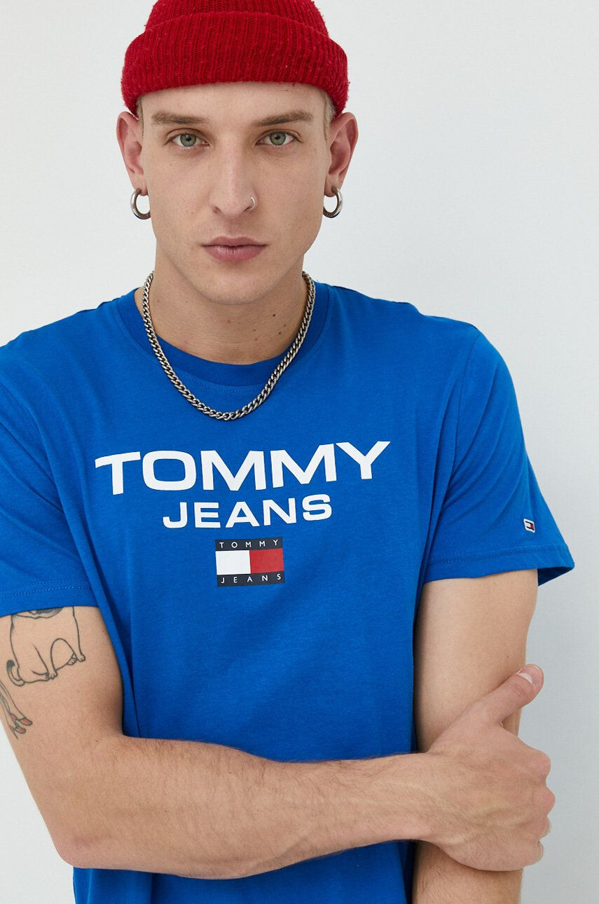 Tommy Jeans Bombažna kratka majica - Pepit.si