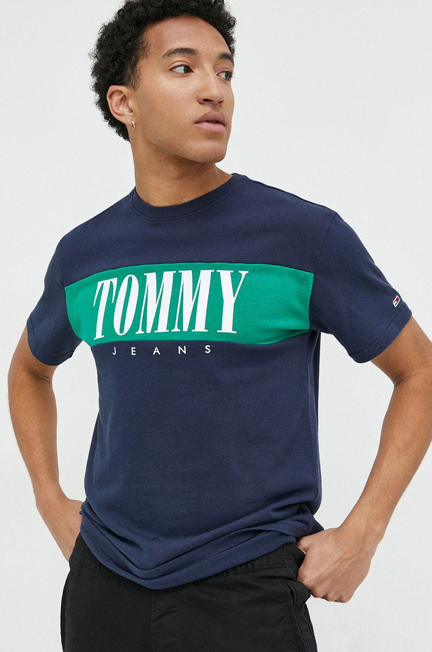 Tommy Jeans Bombažna kratka majica - Pepit.si